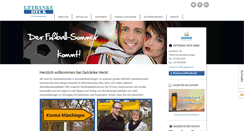Desktop Screenshot of getraenke-heck.de